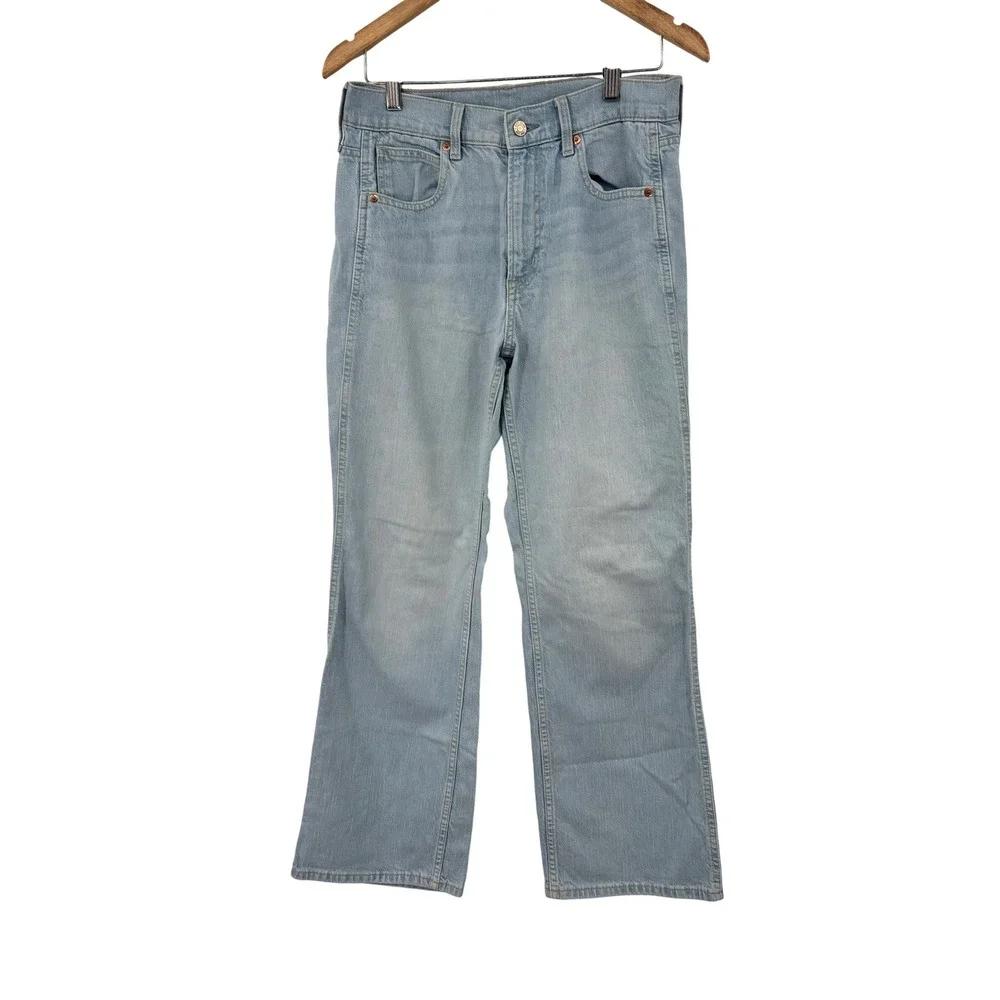 Gap‎ Vintage Flare High Rise Jeans Womens 29 8R Light Wash Denim Blue Boho